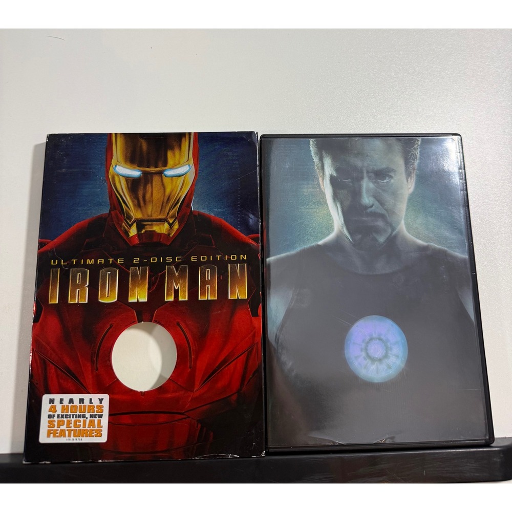 Marvel Iron Man DVD Ultimate 2-Disc Edition OS Multicolor Good Slipcover 2008